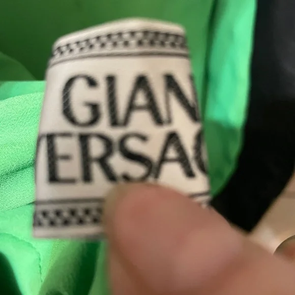 Versace Medusa Black Leather Top Size 10 USA Limited Edition Medusa Bondage 2002 - Picture 8 of 13